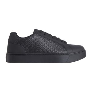 Classic Cupsole Laceup Aop-Sneakers Uomo Calvin Klein Uomo Scarpe YM0YM014310GJ Triple Black