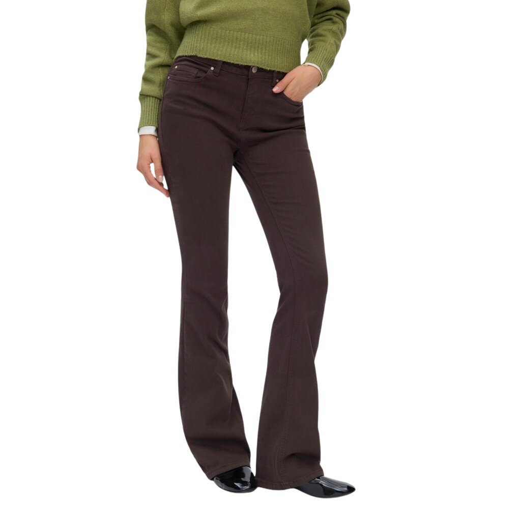 Flash Mr Flared-Jeans Donna Vero Moda Donna Jeans 10307572 NOOS Chocolate Torte