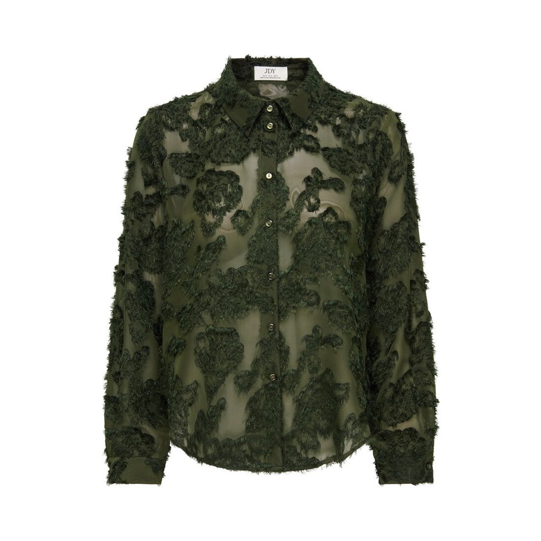 Maia L/s-Camicia Donna Jacqueline De Yong Donna Camicie 15332572 Forest Night