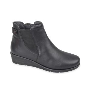 Polacco Nappa Con Zip Donna Valleverde Donna Polacchi VS10210W Nero