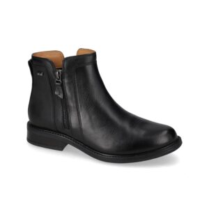 Polacco Donna Vitello Con Zip Valleverde Donna Polacchi 17103 Nero