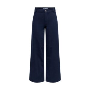 Iris Stretch Hw Wide-Pantalone Donna Jacqueline De Yong Donna Pantaloni 15341269 NOOS Navy Blazer