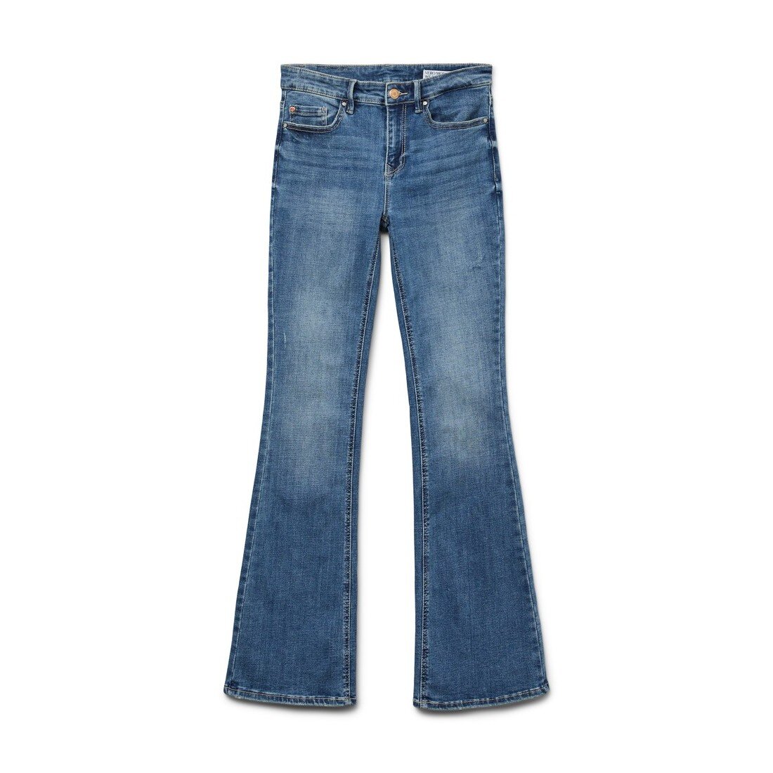 Flash Mr Flared-Jeans Donna Vero Moda Donna Jeans 10302478 NOOS Medium Blue Denim