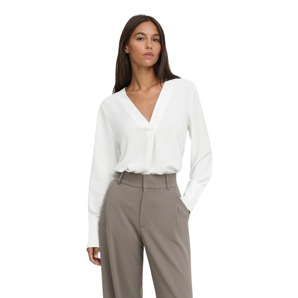 Lion L/s-Top Donna Collo A V Jacqueline De Yong Donna Top 15376607 Cloud Dancer