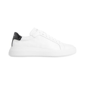 Low Top Lace Up Lth-Sneakers Uomo Calvin Klein Uomo Scarpe HM0HM010160K9 White/black