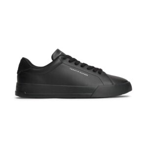 Th Court Lth Detail Ess-Sneakers Uomo Tommy Hilfiger Uomo Scarpe FM0FM053670GJ Black/black