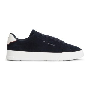 Th Court Core Suede-Sneakers Uomo Tommy Hilfiger Uomo Scarpe FM0FM057160GY Rwb